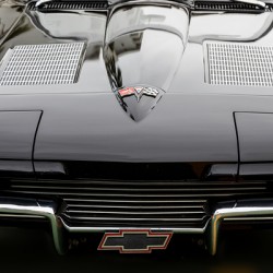 timeless design of a 1965 Chevy Corvette 