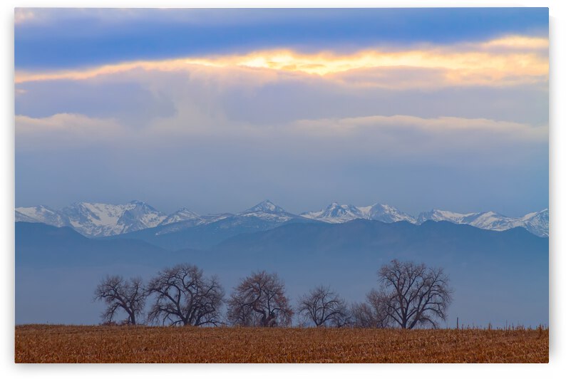 Colorado Rocky Mountain Front Range Standing Ovation by Bo Insogna