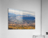 University of Colorado Boulder Autumn West View  Impression acrylique