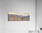 Boulder County Colorado Layers Panorama  Impression acrylique