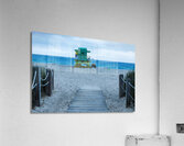 Inviting Stormy Miami Beach  Acrylic Print