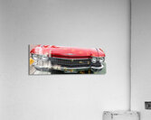 Front End of a Stunning Red Cadillac Eldorado   Acrylic Print