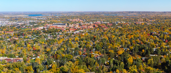 Colorado University Boulder Fall Panoramic Téléchargement Numérique