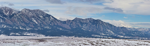 Flatirons Longs Peak Rocky Mountain Panorama Téléchargement Numérique