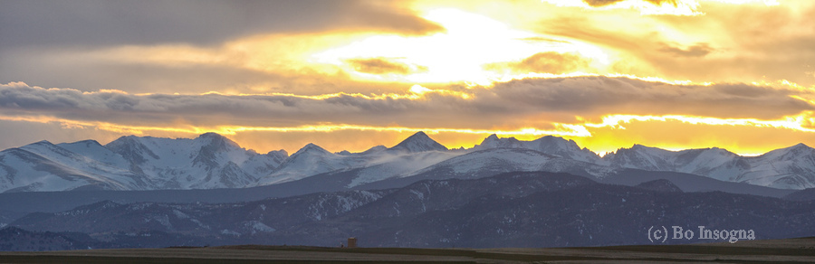 Colorado Front Range Panorama Gold  Imprimer