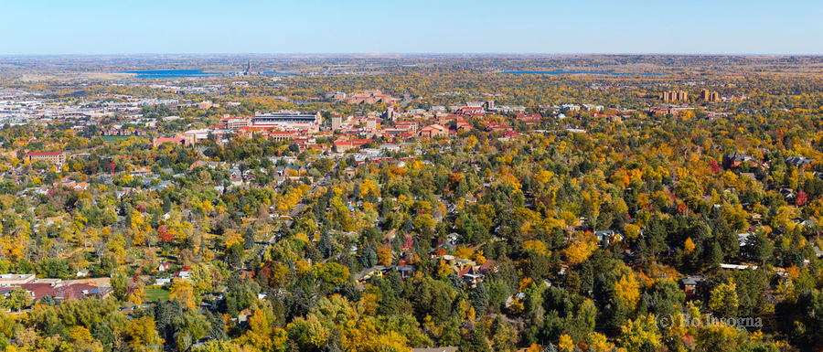 Colorado University Boulder Fall Panoramic  Imprimer