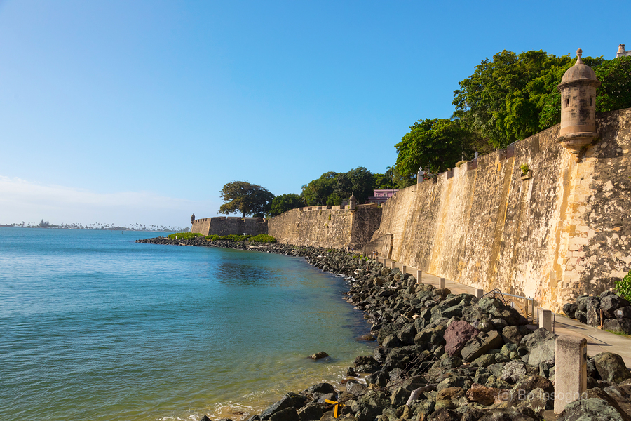 Historic Walls the Essence of San Juan Puerto Rico  Print