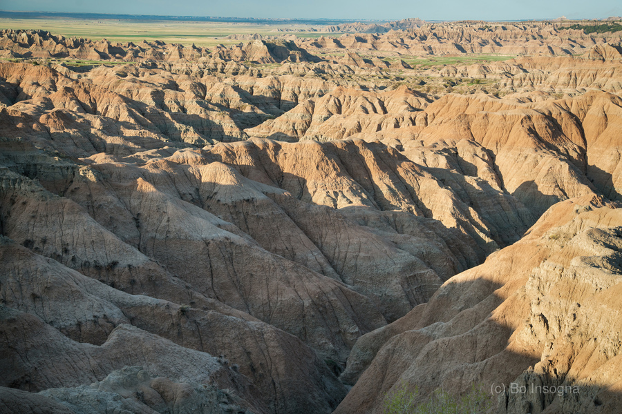 Natures Elegy Badlands Canyons Cracks and the Dance of Shadows  Print