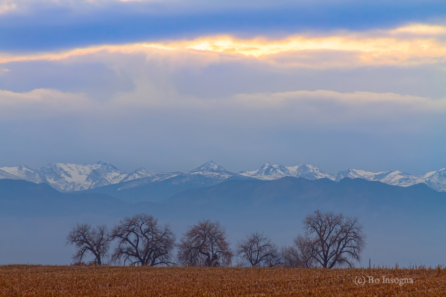 Colorado Rocky Mountain Front Range Standing Ovation  Print