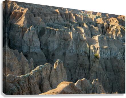 A Tapestry of Textures - Exploring the Badlands  Canvas Print