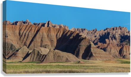 Breathtaking Panoramic Views - Badlands National Park  Canvas Print