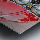 Front End of a Stunning Red Cadillac Eldorado  Metal print