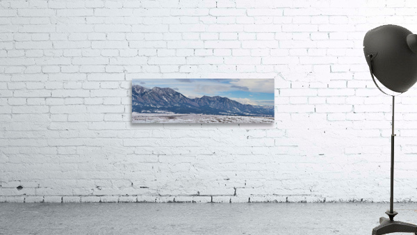 Flatirons Longs Peak Rocky Mountain Panorama by Bo Insogna