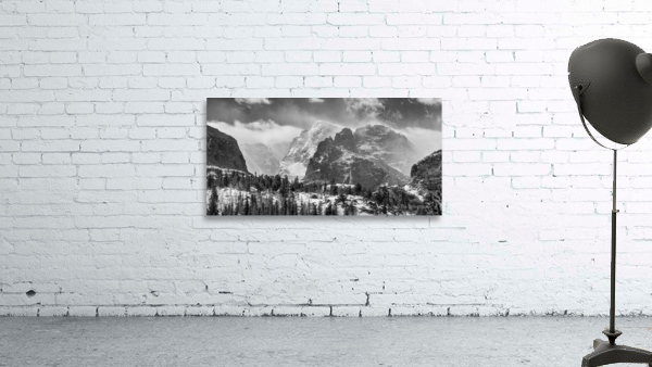 RMNP Gateway Rockies Black and White by Bo Insogna