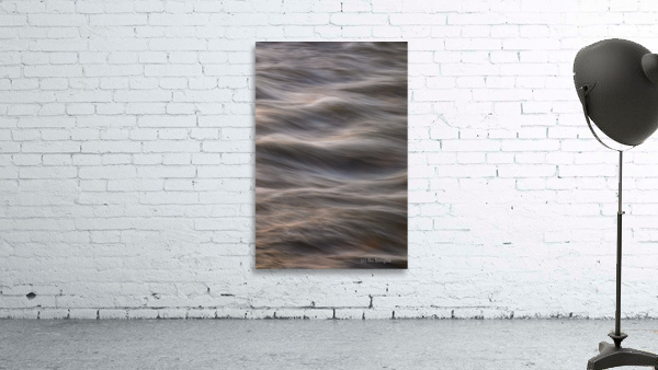 Flowing Creek Sunset Abstract Portrait by Bo Insogna