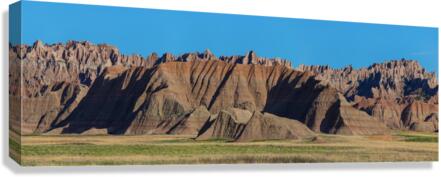 Panoramic Views - Badlands National Park from Conata Basin PT2  Canvas Print