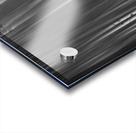 Somewhere Along the Road Dreaming Black and White Acrylic print