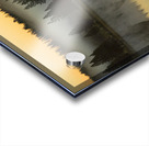 Yellowstone Wyoming Foggy Forest Lake Reflection Fine Art Print Acrylic print