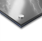 Black and White Lightning Thunderstorm with Color Light Trail Acrylic print