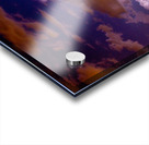 Double Lightning Strikes Over Colorado Night Storm Long Exposure Acrylic print