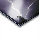 Pinnacle Peak Lightning Bolt Surrounded Acrylic print