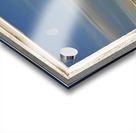 Horses Moon Mountains Snow White Peel Rustic Window Acrylic print