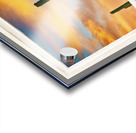 Southwest Desert Sunset View White Window Acrylic print