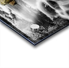 Cascading Water and Rocky Mountain Rocks BWSC Acrylic print