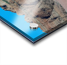 Contrasting Colors and Textures in the Badlands of South Dakota Acrylic print