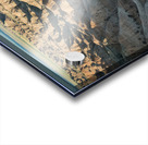 Natures Elegy Badlands Canyons Cracks and the Dance of Shadows Acrylic print