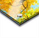 Golden Autumn Tree - Majestic Trunk and Leaves in Fall Splendor Acrylic print