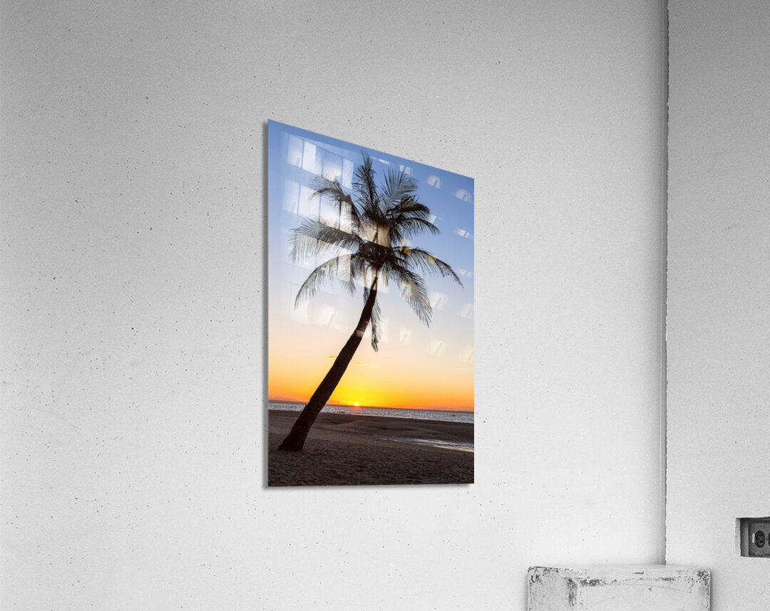 Coco Mo Tropical Sunrise Acrylic Print