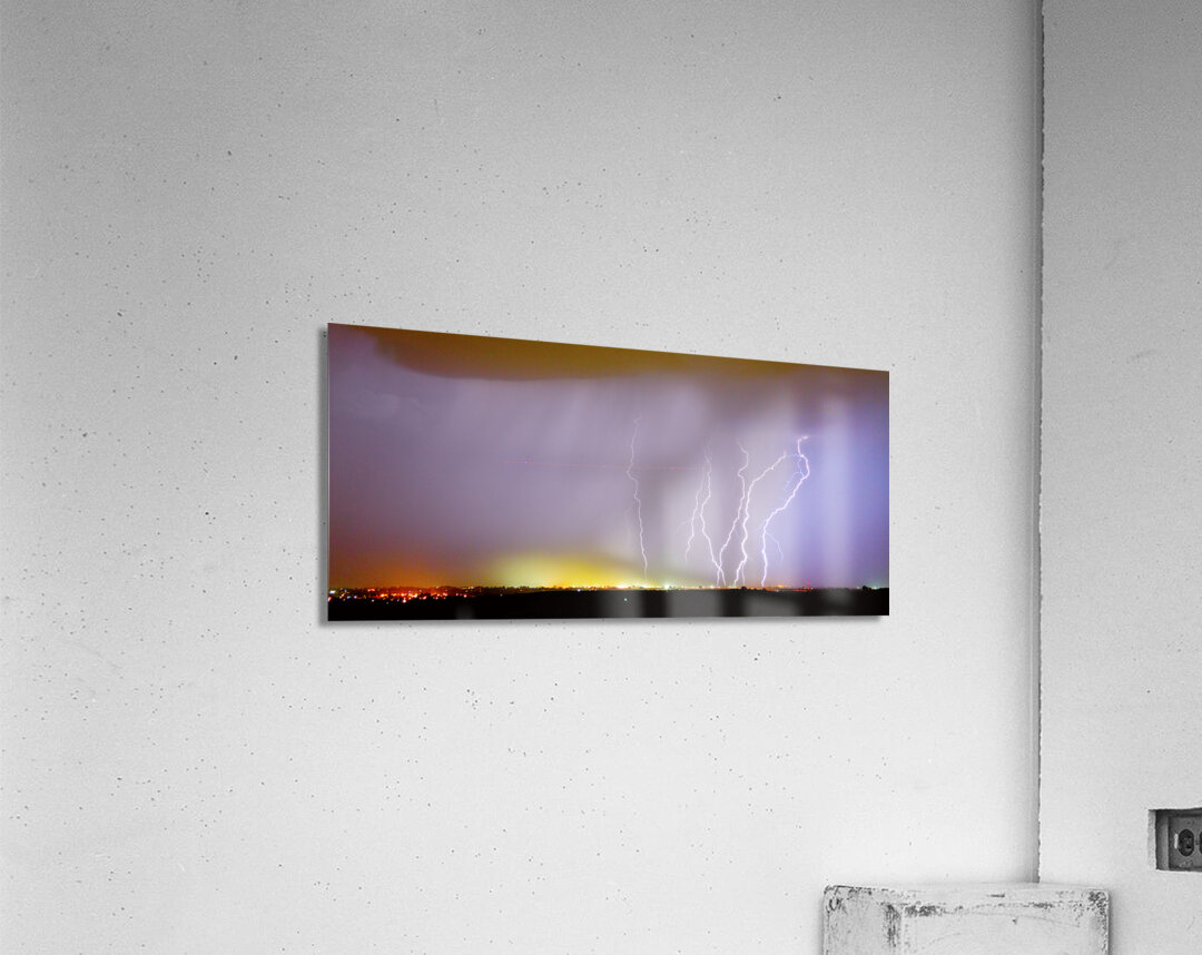 Into the Colorful Night Acrylic Print