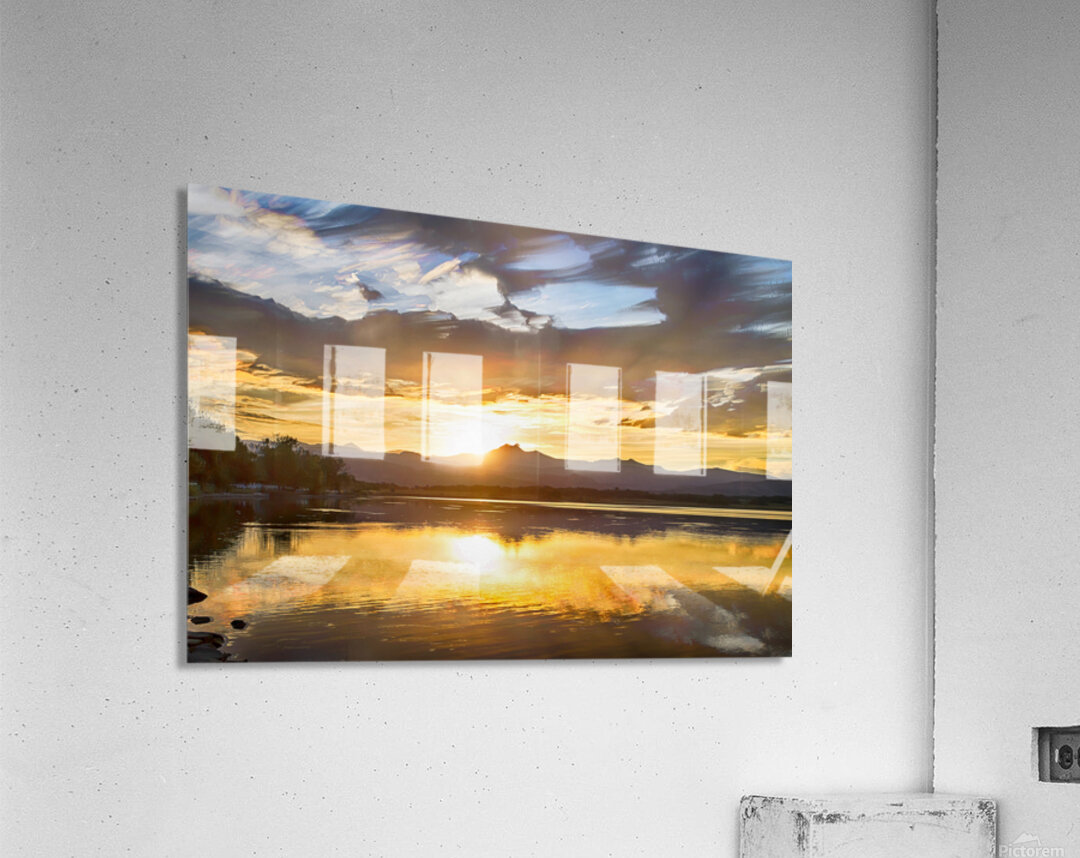 Marching On To The Night Acrylic Print