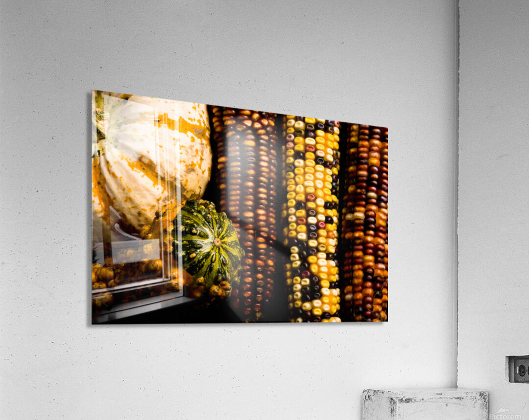 Natures Mosaic An Autumn Harvest Acrylic Print