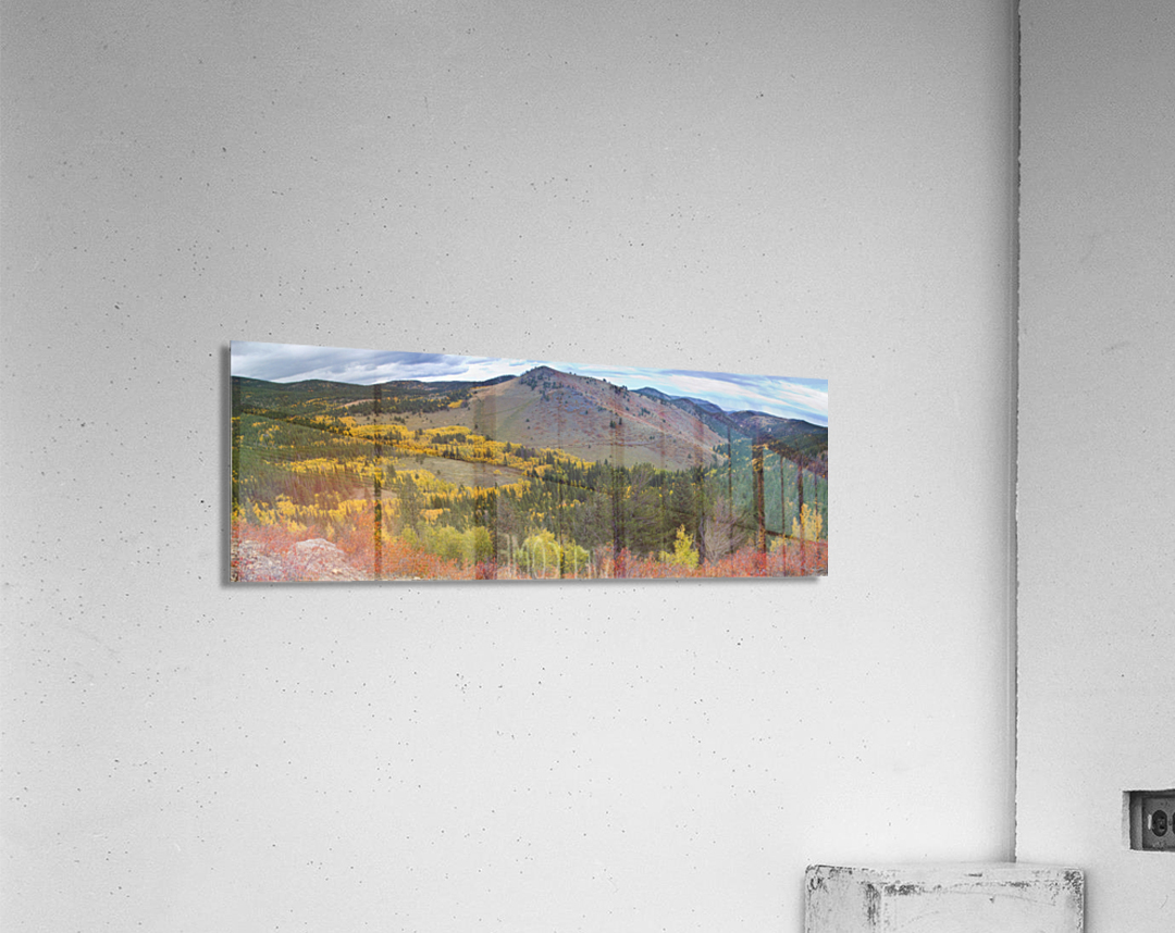 Peak to Peak Autumn Panorama  Acrylic Print