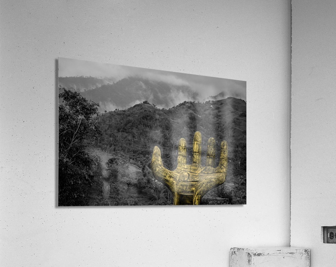 Golden Hand Sirao  Acrylic Print 