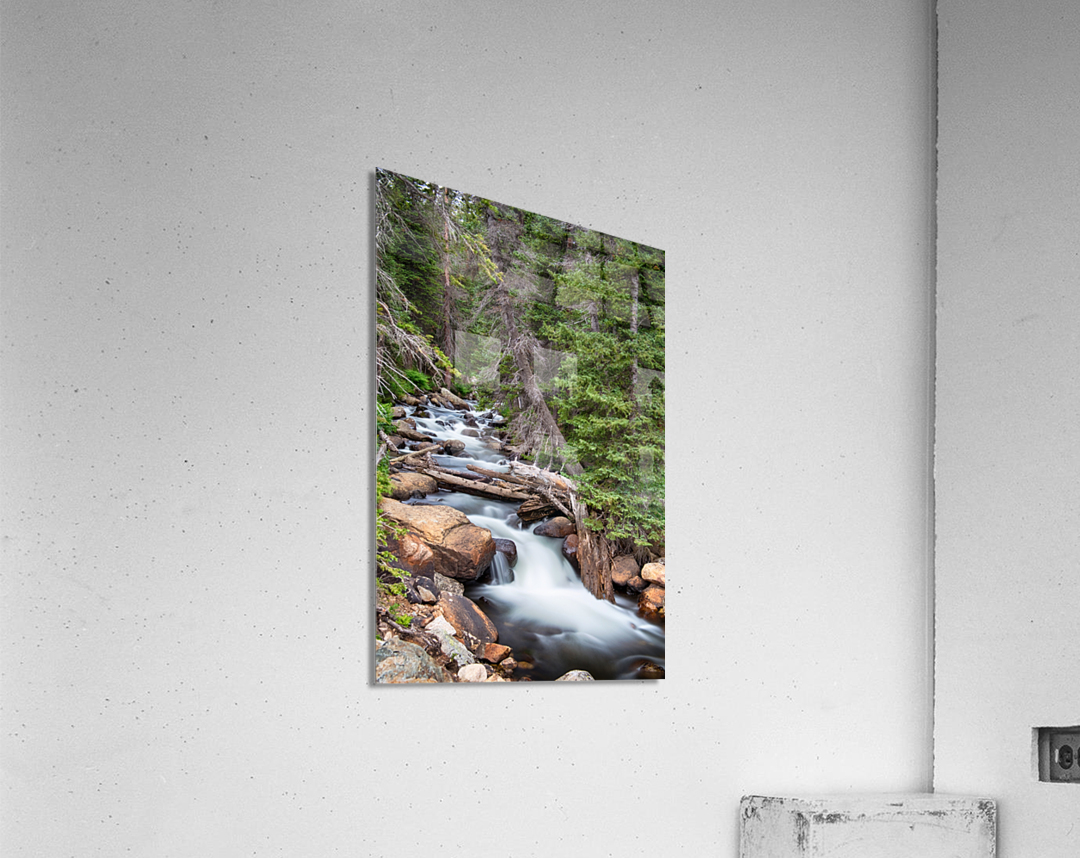 Rocky Mountain Stream Acrylic Print
