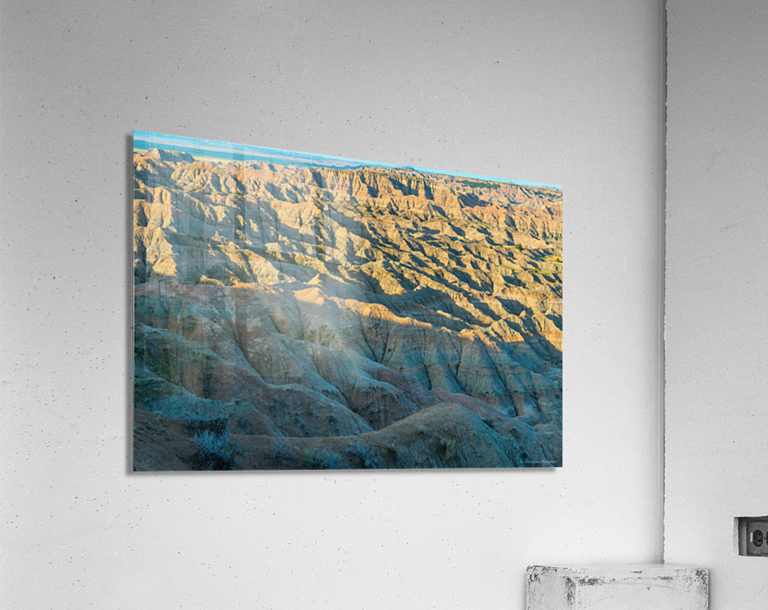 Canyon Majesty Breathtaking Badlands Landscape of South Dakota Acrylic Print