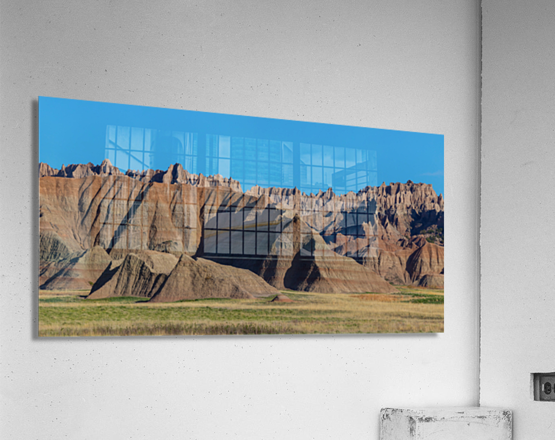 Breathtaking Panoramic Views - Badlands National Park  Acrylic Print 