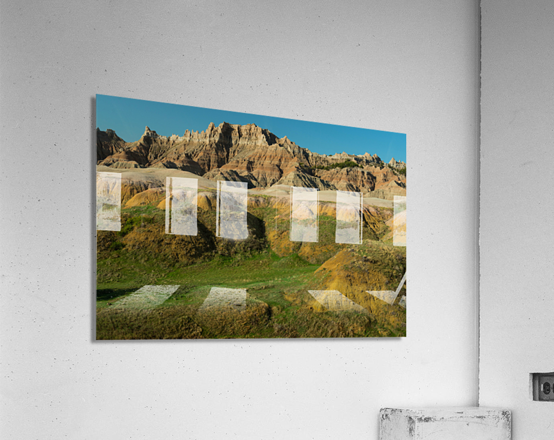 Colors Unveiled Exploring the Vibrant Landscape of South Dakota Acrylic Print