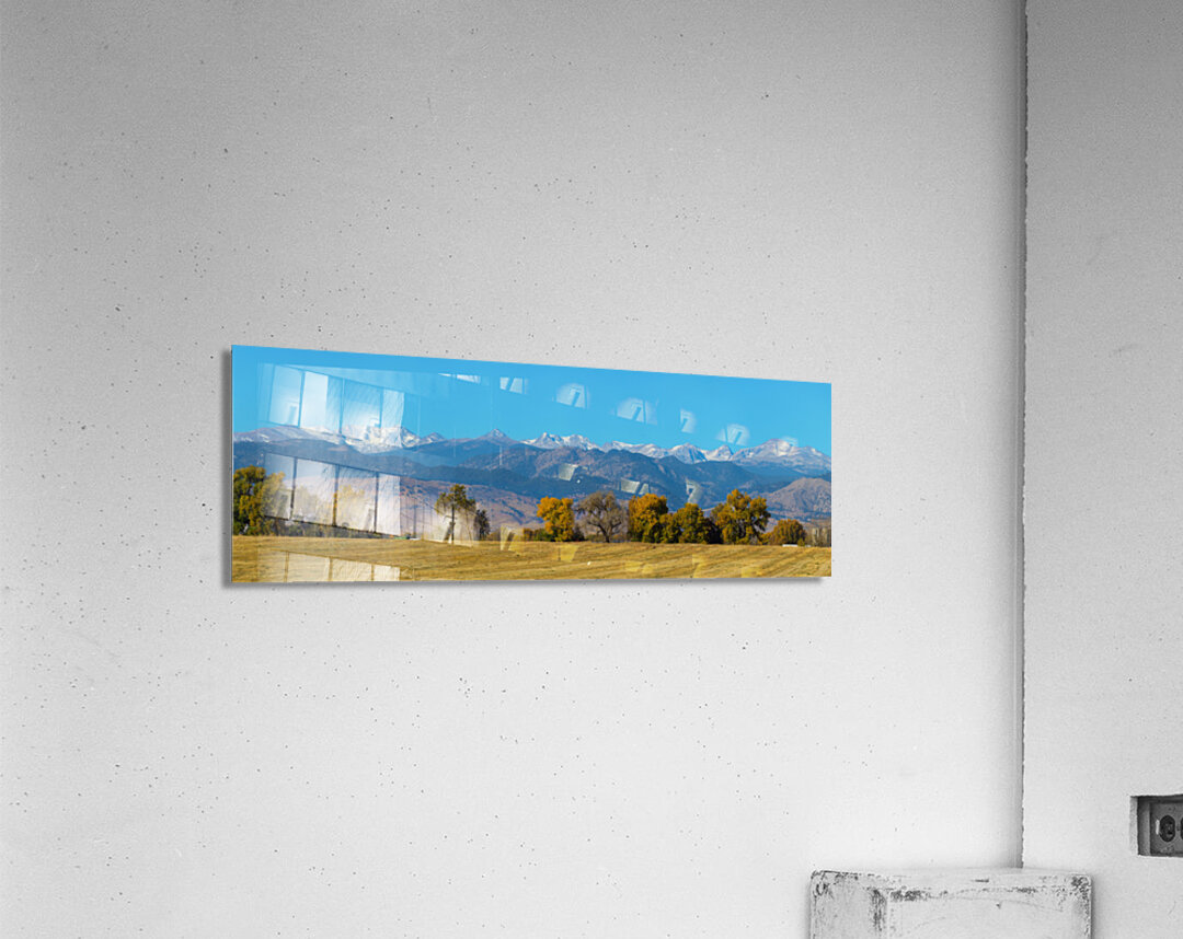 Front Range Horizon - A Boulder County Panorama  Acrylic Print 