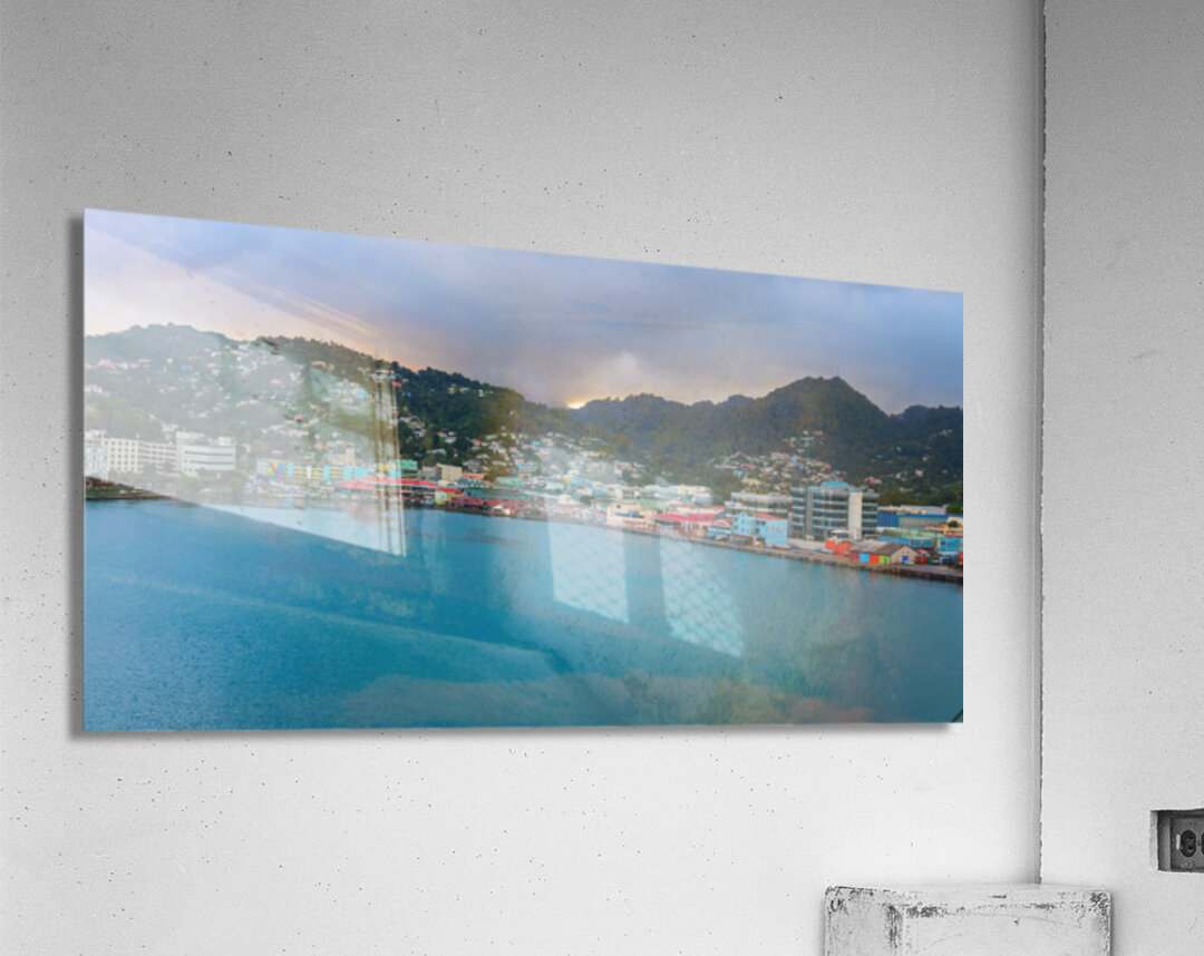 Saint Lucia Castries Panorama Part 2 Acrylic Print