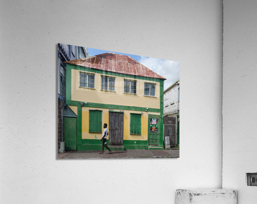 Vibrant Colors and Textures of Caribbean Island Life  Acrylic Print