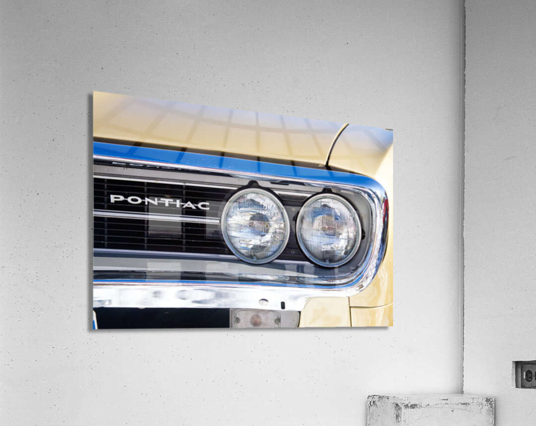 Pontiac Gold Firebird Close Up Driver Side Front Acrylic Print