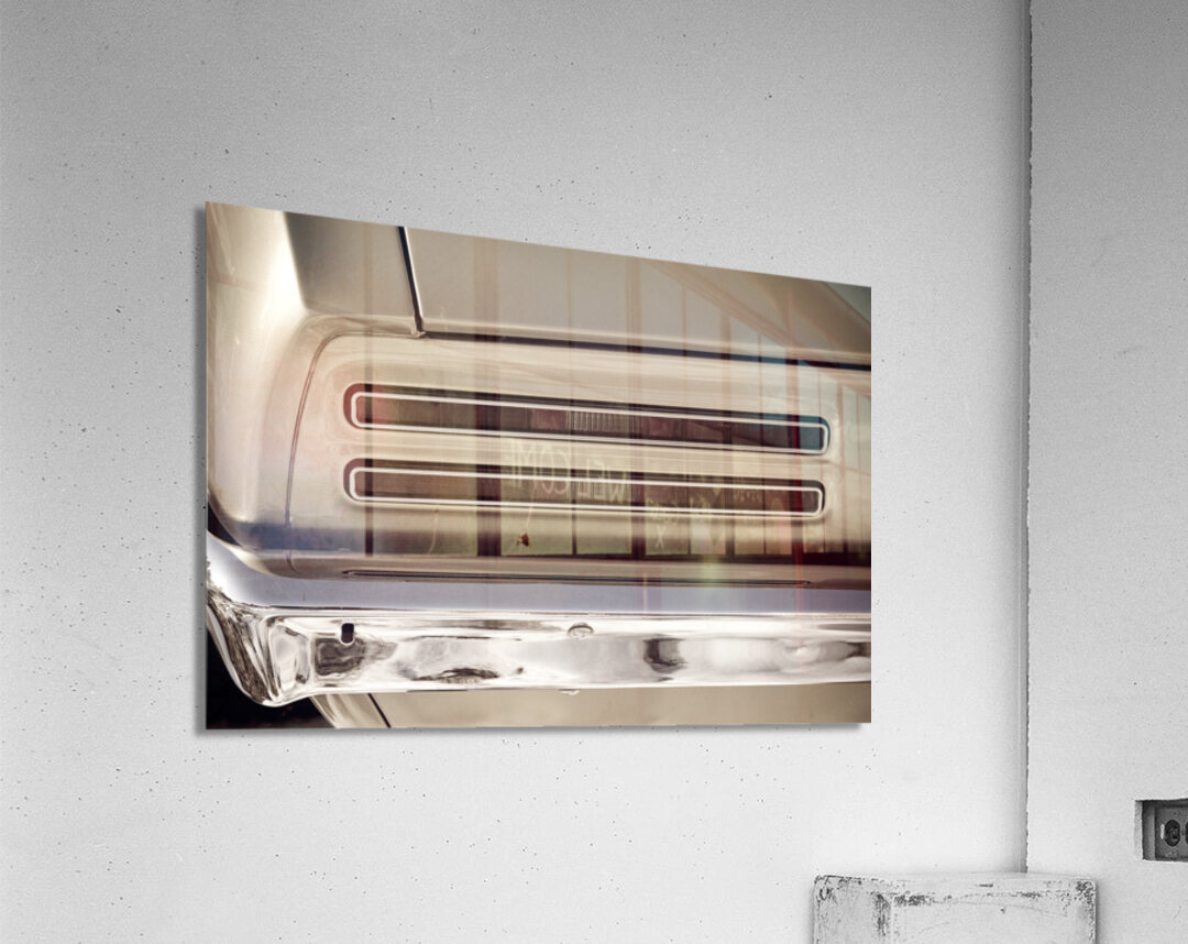 1967 Pontiac Firebird Back Lights Close up Acrylic Print