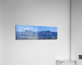 Boulder Flatirons and University of Colorado Panoramic View  Acrylic Print