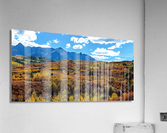 Colorado Painted Landscape Panorama PT2a  Acrylic Print
