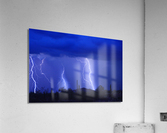 Lightning Storm in the Desert  Impression acrylique