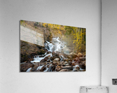 Autumn Guanella Pass Waterfall  Impression acrylique